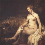 REMBRANDT Harmenszoon van Rijn Bathsbeba with King David's Letter (mk33) china oil painting reproduction